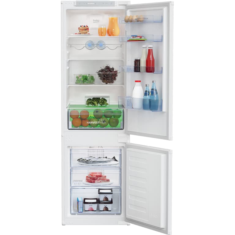 Integrated Frost Free Fridge Freezer with HarvestFresh™